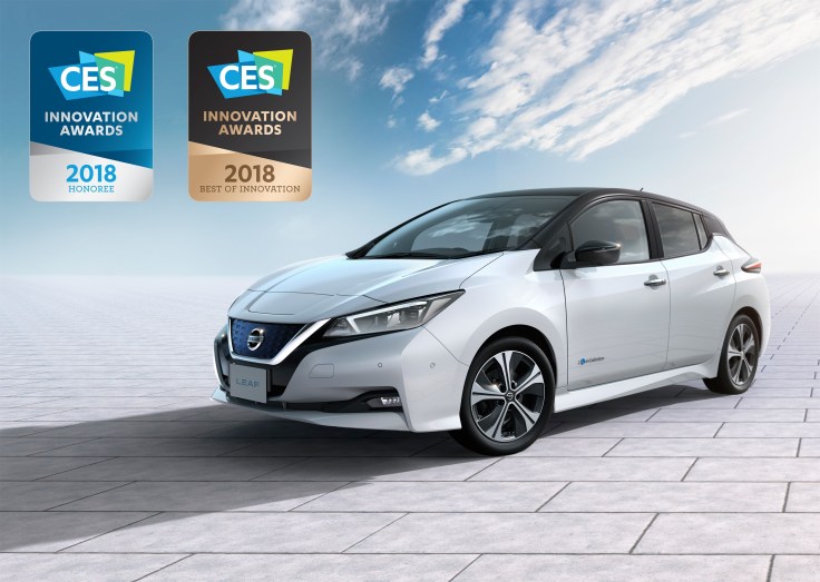 Nissan Leaf gewinnt „Best of Innovation"-CES 2018 Award