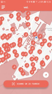Voi App Stadtgebiet Stuttgart