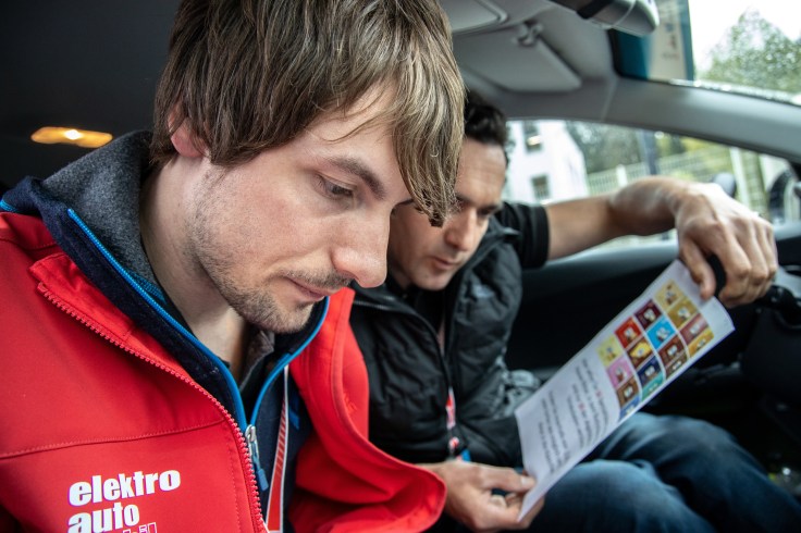 Wertungsprüfung bei der i-Mobility Rallye 2019