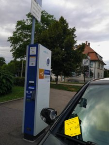 Gelbe Blockierer-Karte