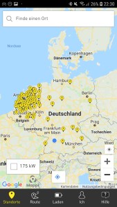 Fastned-App - Ladestationen