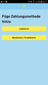 Fastned-App - Zahlungsmethoden
