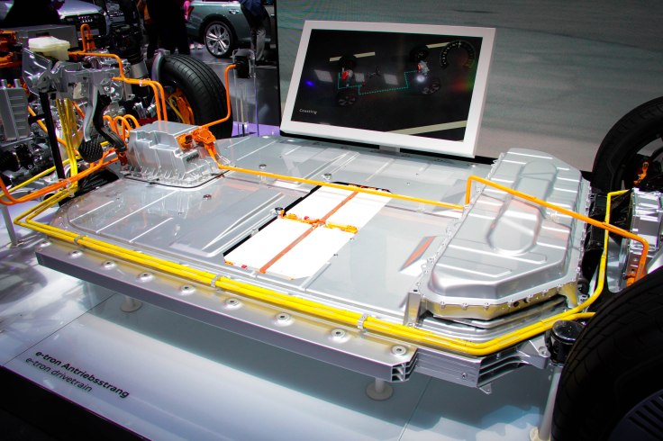 Audi e-tron Antriebsstrang und Batterie