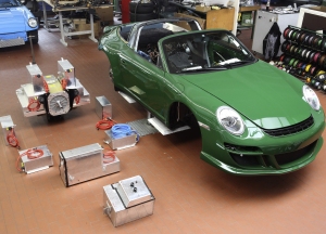 Umbau Porsche 997 zum eRuf