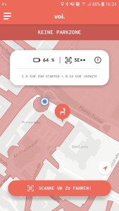 Voi App Roller anmieten